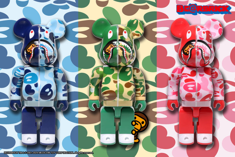 BABY MILO CAMO SHARK BE@RBRICK