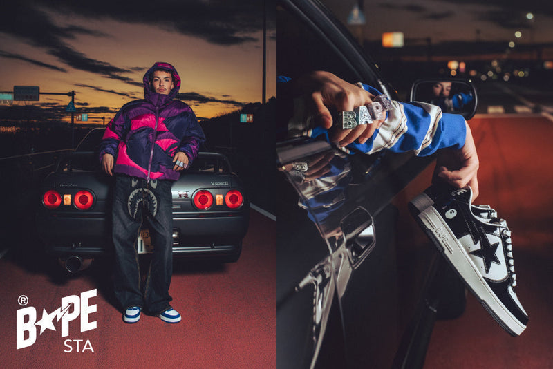 BAPE® REINTRODUCES THE CLASSIC BAPE STA™ IN VIBRANT PATENT FINISH