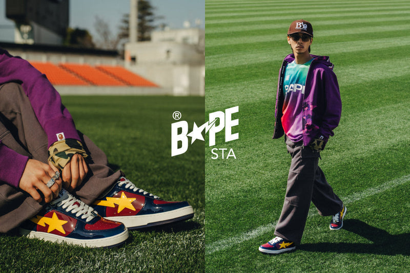 BAPE® CHANNELS GLOBAL FOOTBALL HYPE WITH NEW BAPE STA™️