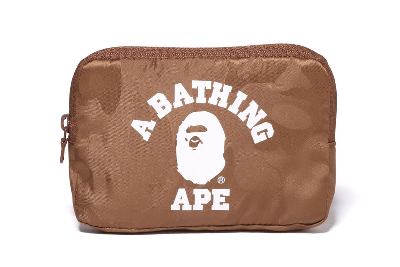 ABC CAMO POLYESTER JACQUARD PACKABLE TOTE BAG