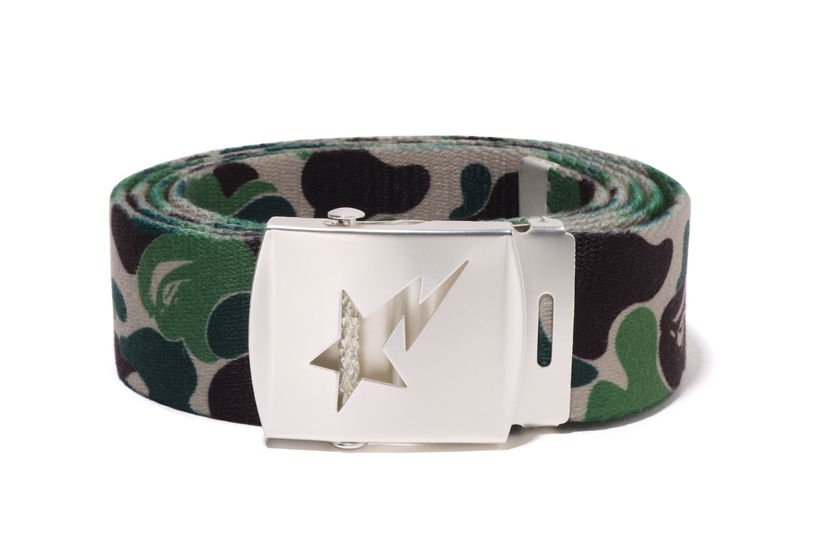 BAPE MENS ABC CAMO GI BELT