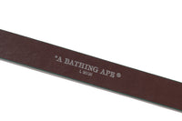 ABC CAMO BAPE LEATHER BELT