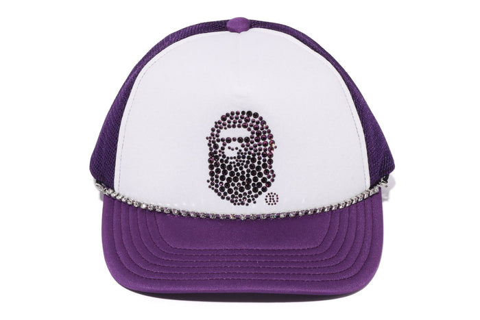 SWAROVSKI APE HEAD MESH CAP