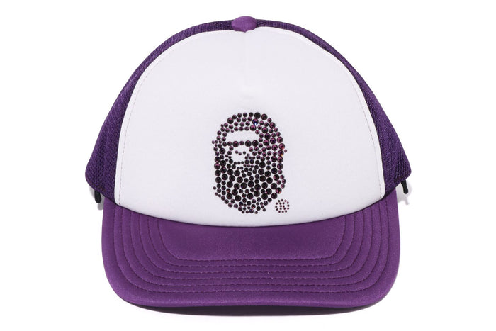 SWAROVSKI APE HEAD MESH CAP