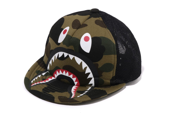 1ST CAMO SHARK MESH CAP KIDS
