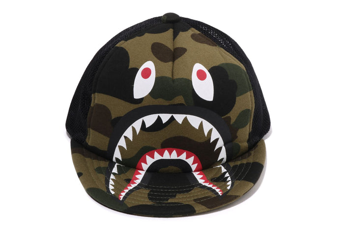 1ST CAMO SHARK MESH CAP KIDS