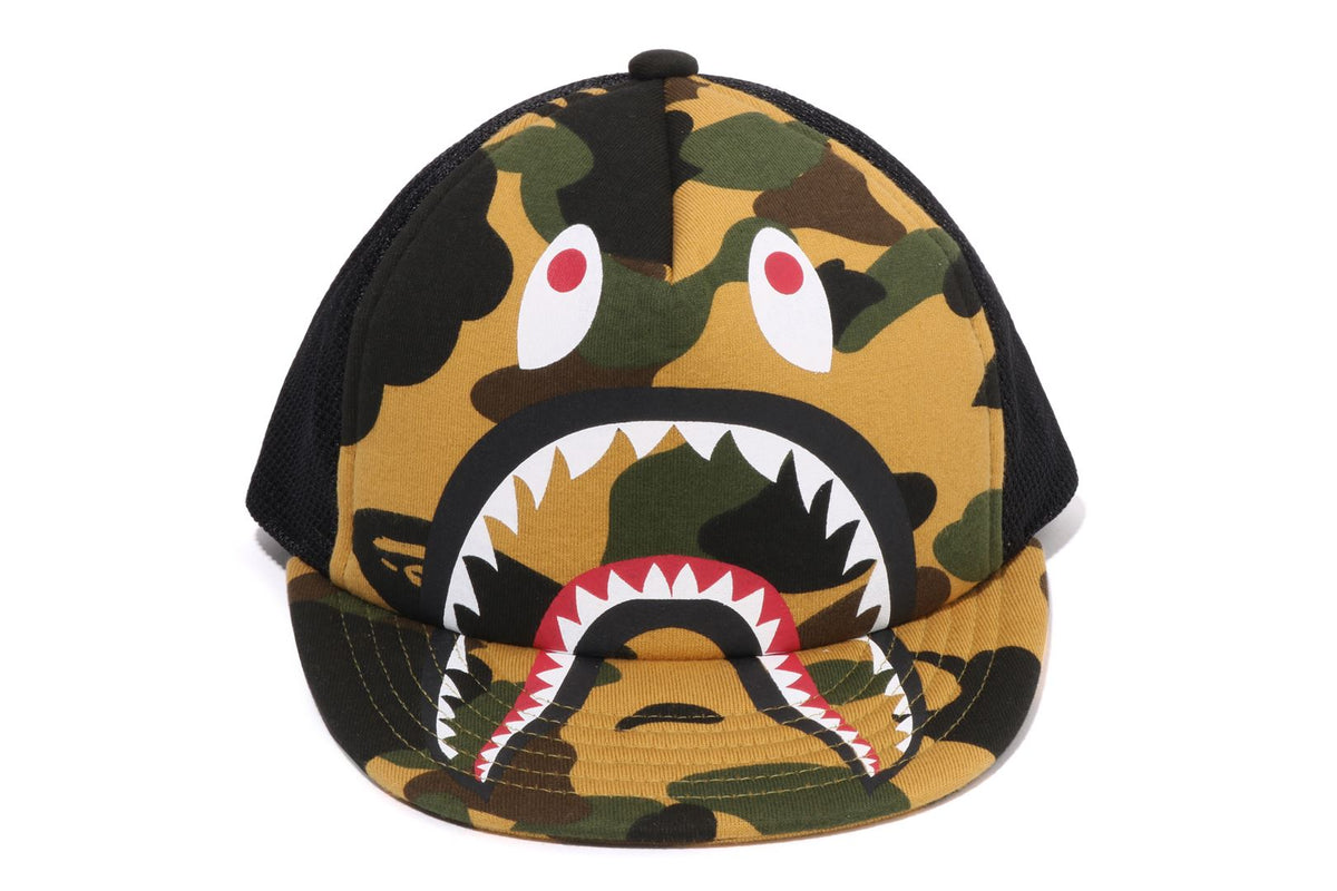 1ST CAMO SHARK MESH CAP KIDS