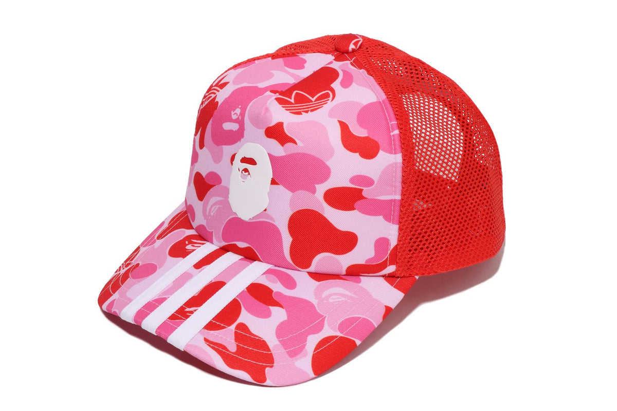 BAPE X ADIDAS CAMO MESH CAP