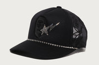 APE HEAD CRYSTAL  MESH CAP