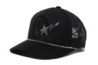 APE HEAD CRYSTAL  MESH CAP