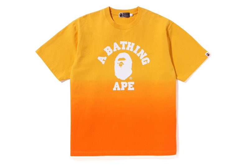 COLLEGE GRADATION RELAXED FIT TEE
