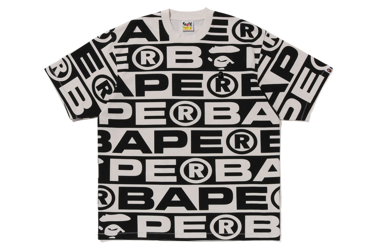 LUX SPORT PATTERN OVERSIZED TEE