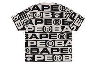 LUX SPORT PATTERN OVERSIZED TEE