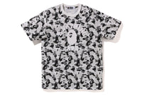 BAPE MENS ABC CAMO COLLEGE TEE