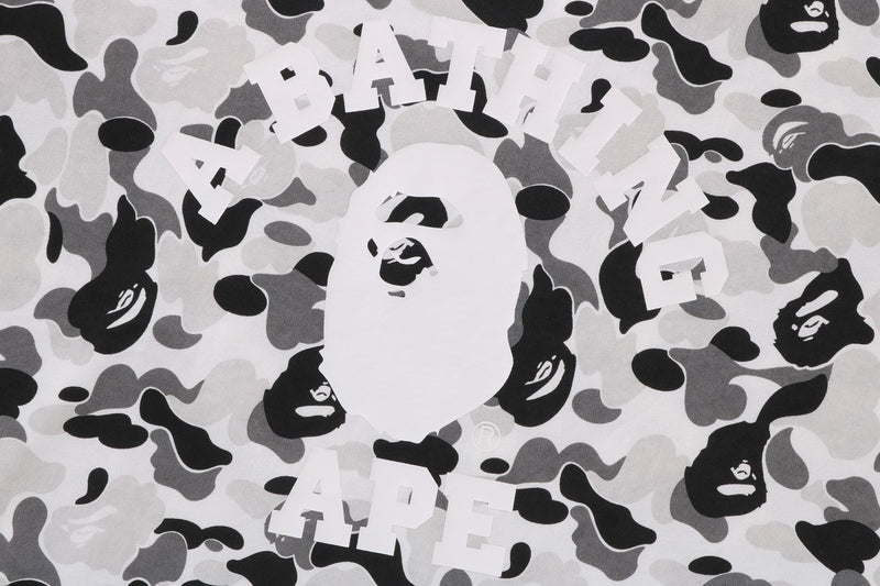 BAPE MENS ABC CAMO COLLEGE TEE
