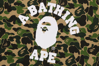 BAPE MENS ABC CAMO COLLEGE TEE