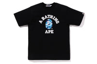 BAPE MENS ABC CAMO COLLEGE ORGANIC COTTON TEE