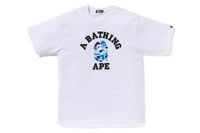BAPE MENS ABC CAMO COLLEGE ORGANIC COTTON TEE