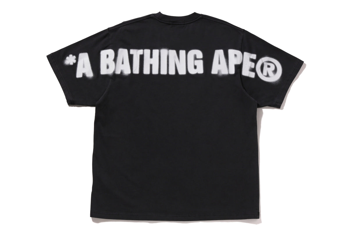 SPRAY APE HEAD GARMENT DYED RELAXED FIT TEE M