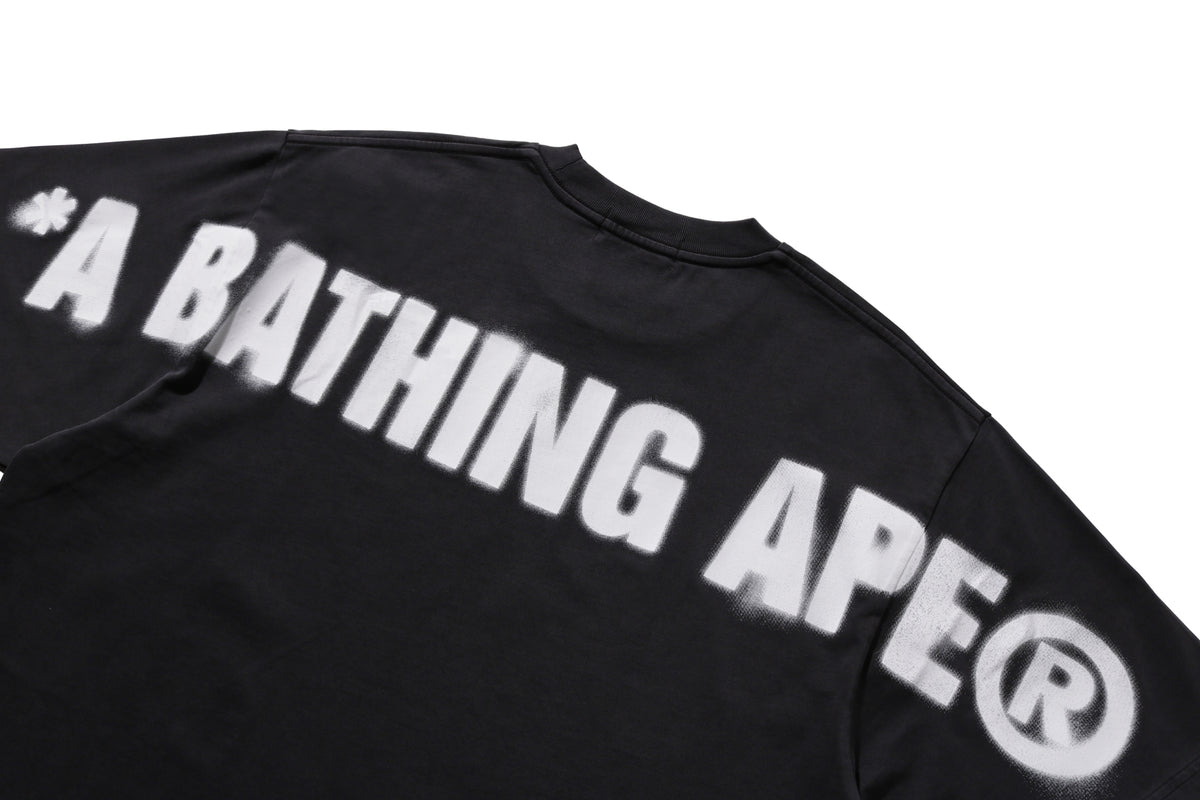SPRAY APE HEAD GARMENT DYED RELAXED FIT TEE M