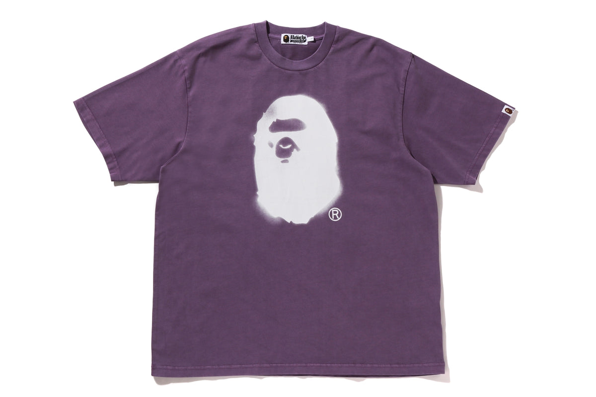 SPRAY APE HEAD GARMENT DYED RELAXED FIT TEE M