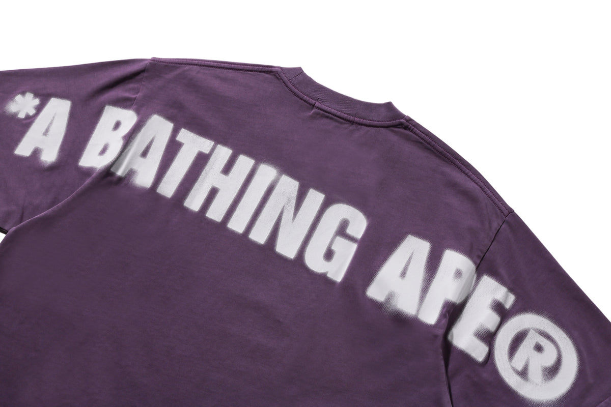 SPRAY APE HEAD GARMENT DYED RELAXED FIT TEE M