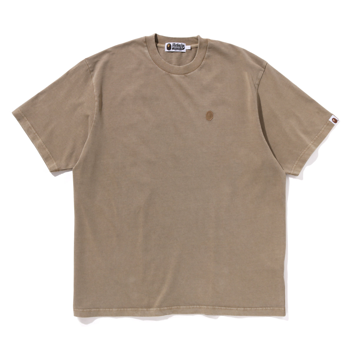 APE HEAD ONE POINT GARMENT DYED POCKET RELAXED FIT TEE