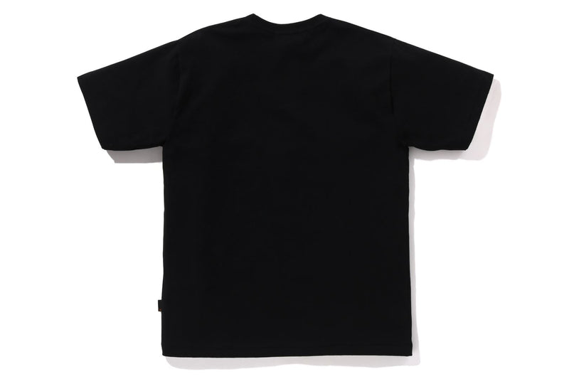 BAPE MENS COTTON PRINTED HEADS FLYER T-SHIRT