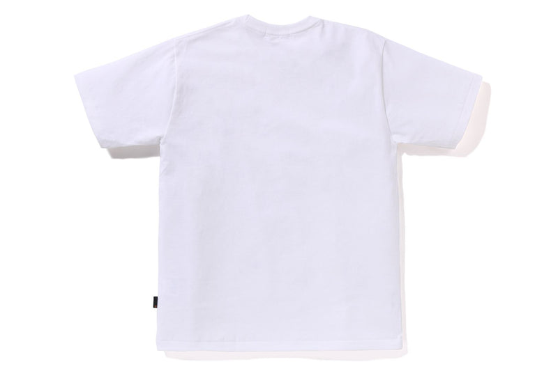 BAPE MENS COTTON PRINTED HEADS FLYER T-SHIRT