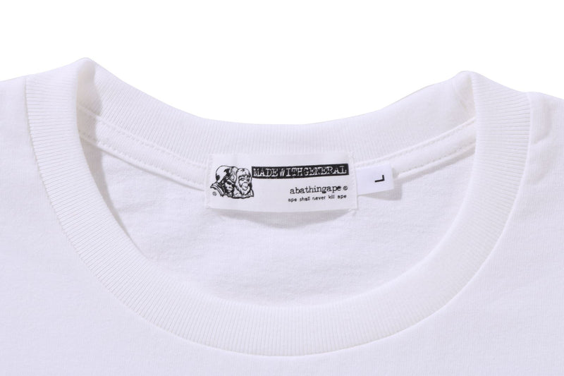 BAPE MENS COTTON PRINTED HEADS FLYER T-SHIRT