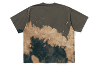 BAPE MENS TIE DYE COLLEGE RELAXED FIT T-SHIRT