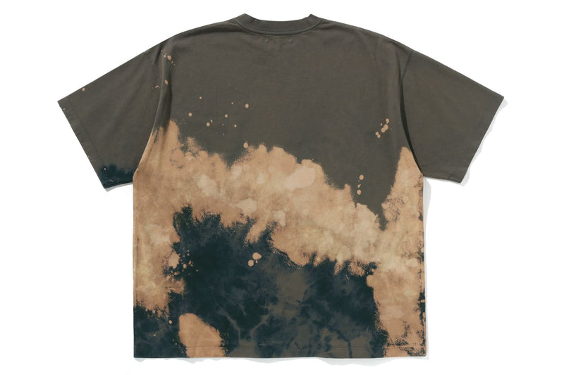BAPE MENS TIE DYE COLLEGE RELAXED FIT T-SHIRT