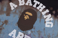BAPE MENS TIE DYE COLLEGE RELAXED FIT T-SHIRT