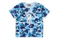 BAPE WOMENS ABC CAMO COLLEGE MINI TEE