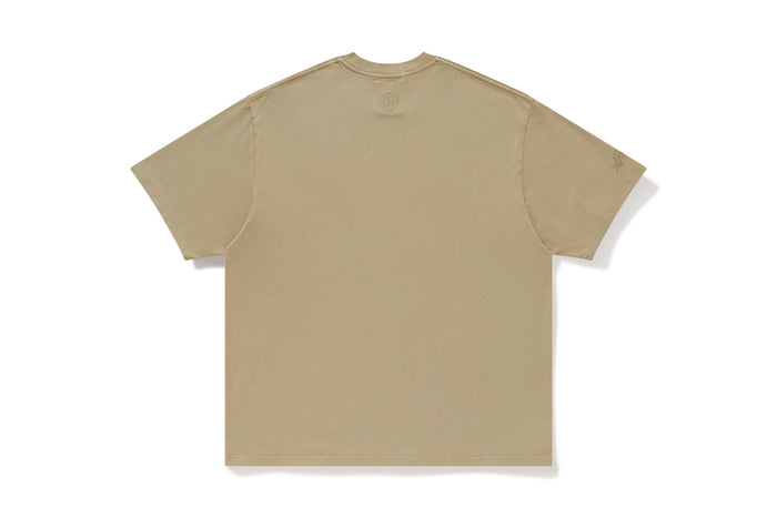 BAPE X KIDSUPER GARMENT DYE COLLEGE LOGO TEE