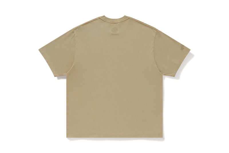 BAPE X KIDSUPER GARMENT DYE COLLEGE LOGO TEE