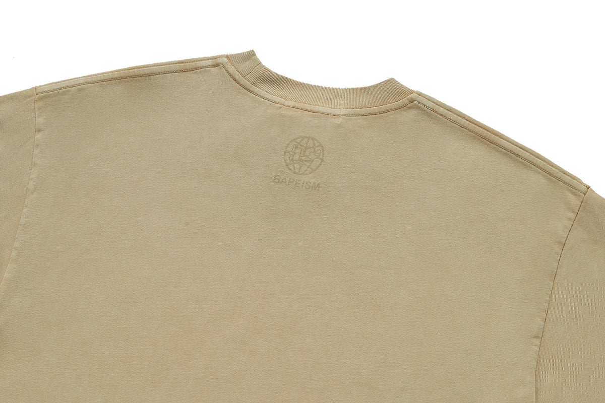 BAPE X KIDSUPER GARMENT DYE COLLEGE LOGO TEE