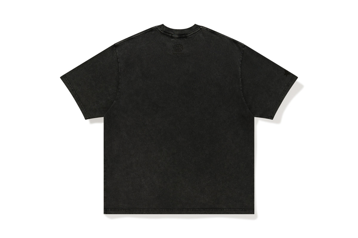 BAPE X KIDSUPER GARMENT DYE COLLEGE LOGO TEE