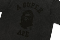 BAPE X KIDSUPER GARMENT DYE COLLEGE LOGO TEE