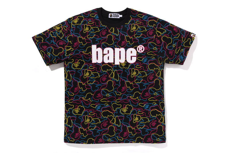 NEON CAMO BAPE TEE M