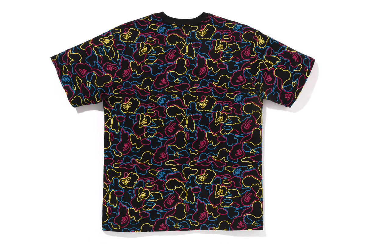 NEON CAMO BAPE TEE M