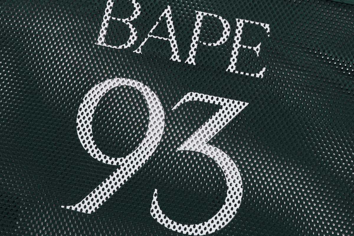 BAPE MENS LINE CAMO MULTI LOGO RELAXED FIT FOOTBALL JERSEY