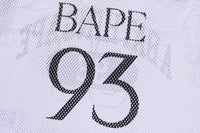 BAPE MENS LINE CAMO MULTI LOGO RELAXED FIT FOOTBALL JERSEY