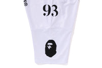 BAPE MENS LINE CAMO MULTI LOGO RELAXED FIT FOOTBALL JERSEY