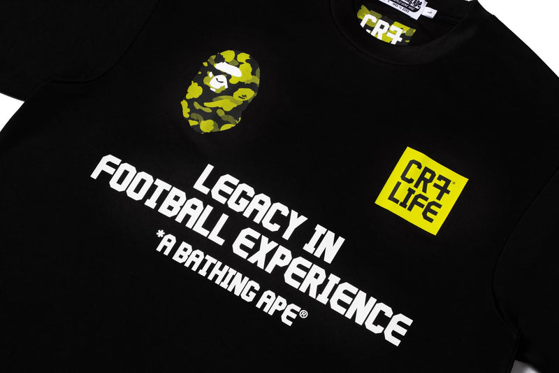 BAPE X CR7 LIFE MULTI LOGO POLY RELAXED FIT JERSEY