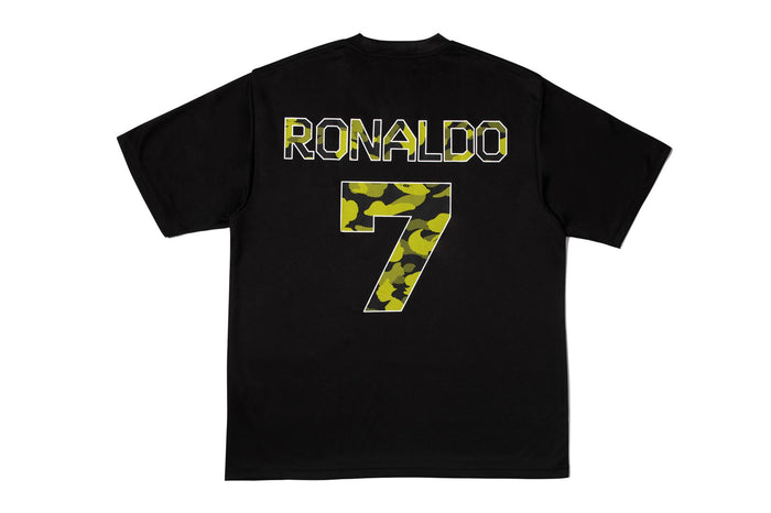 BAPE X CR7 LIFE MULTI LOGO POLY RELAXED FIT JERSEY