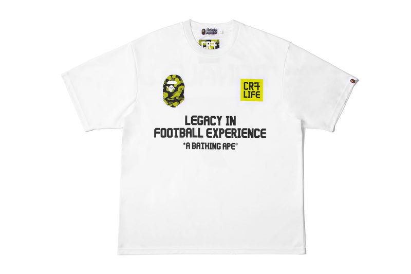 BAPE X CR7 LIFE MULTI LOGO POLY RELAXED FIT JERSEY