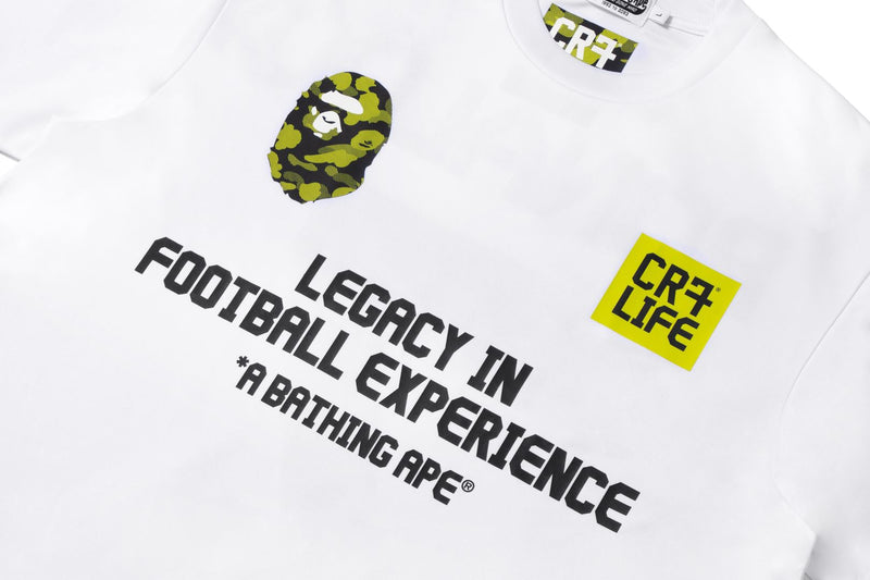 BAPE X CR7 LIFE MULTI LOGO POLY RELAXED FIT JERSEY