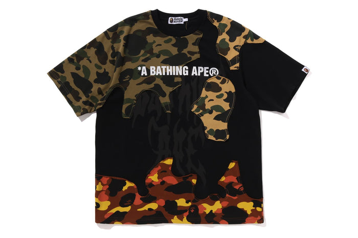 1ST CAMO UPCYCLED LOGO RELAXED FIT TEE