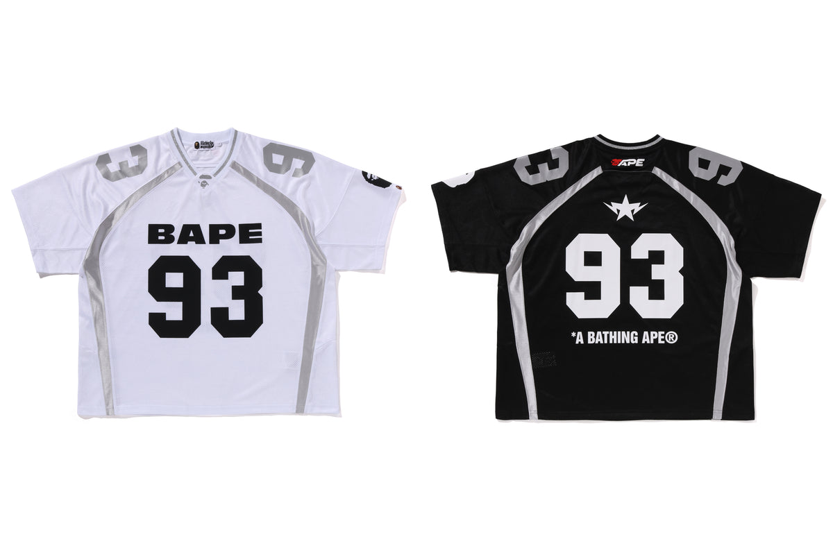 LINE CAMO JACQUARD RELAXED FIT FOOTBALL JERSEY